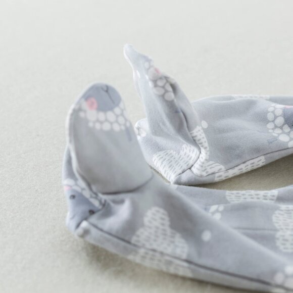 SmarToT Baby Footie pajama with Magnetic Easy Close | Infant Cotton Onesie Rompe - Picture 4 of 7